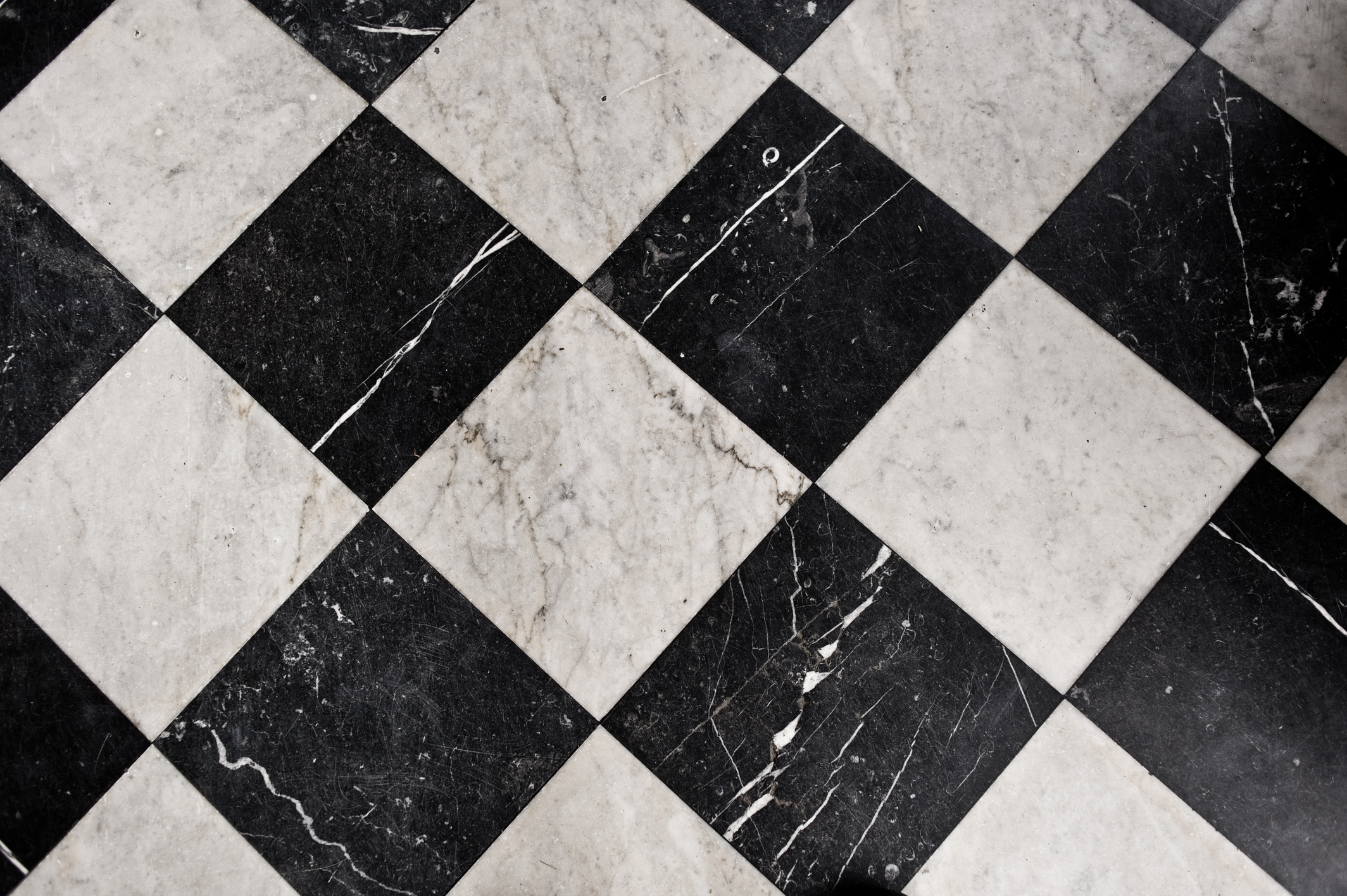Black and White Marble Tiles